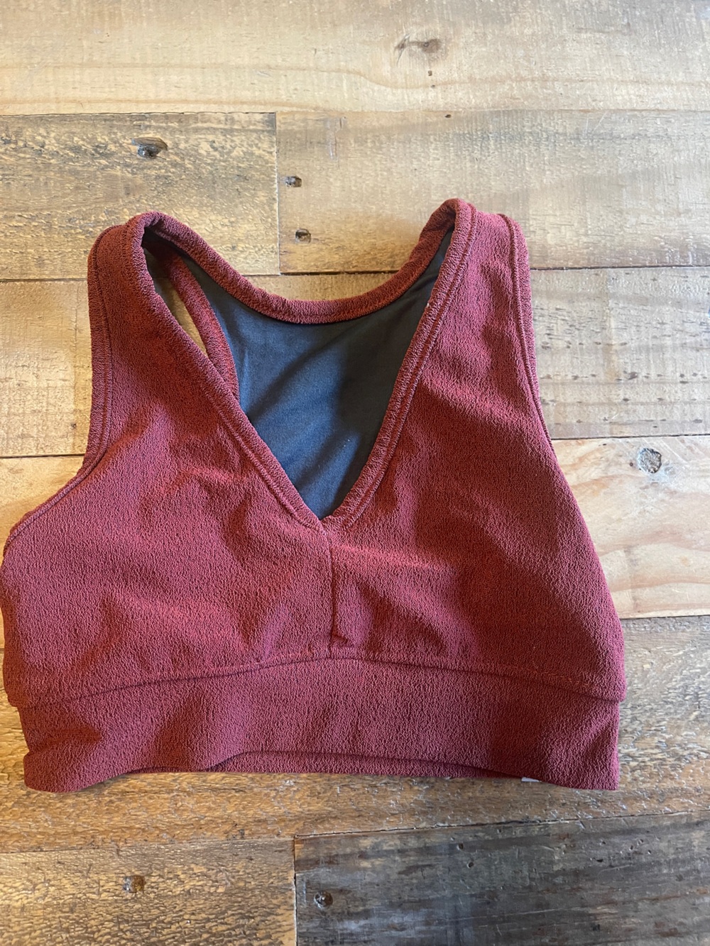 Five Dancewear Burgundy Top Youth Medium